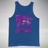 Lesbian Labrys Pride Grunge Exclamation Points Premium Tank Top - Royal Blue